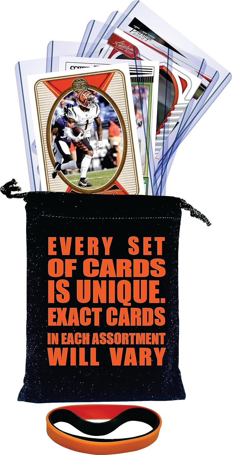 Chaser Ja'Marr Chase (5) Assorted Football Cards Gift Pack - Image 5